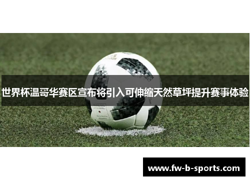 世界杯温哥华赛区宣布将引入可伸缩天然草坪提升赛事体验